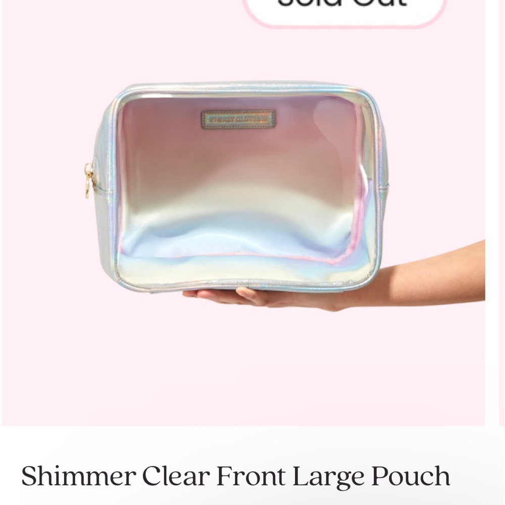 Stoney Clover Lane Large Clear Pouch